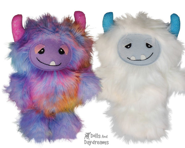 Yeti Monster Sewing Pattern - Dolls And Daydreams - 4