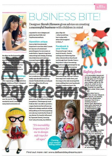 Schoolgirl Sewing Pattern - Dolls And Daydreams - 6