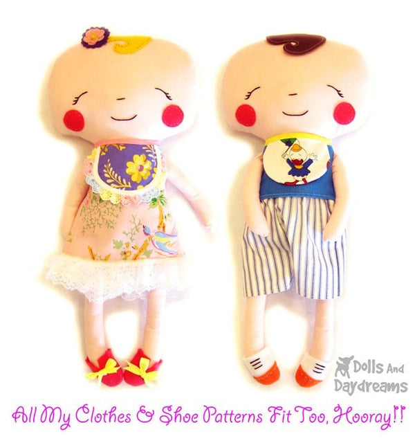 Baby Doll Sewing Pattern - Dolls And Daydreams - 4