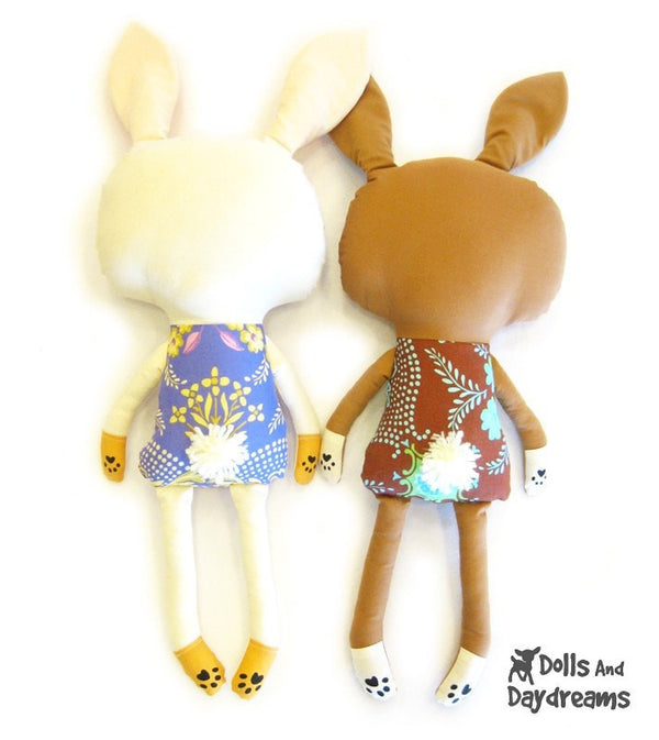 Bunny Rabbit Sewing Pattern - Dolls And Daydreams - 3