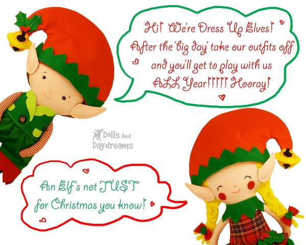 Elf Clothes Sewing Pattern - Dolls And Daydreams - 4