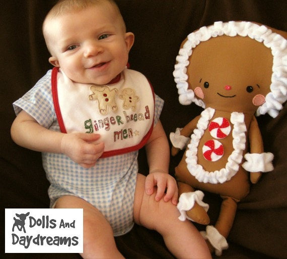 Gingerbread Man Sewing Pattern - Dolls And Daydreams - 4