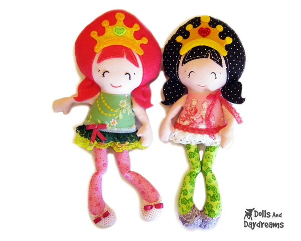 Pocket Princess Sewing Pattern - Dolls And Daydreams - 1