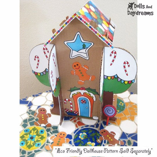 Decorative 'Gingerbread House' Printouts - Dolls And Daydreams - 4