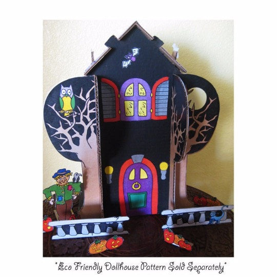 Decorative 'Haunted House' Printouts - Dolls And Daydreams - 3