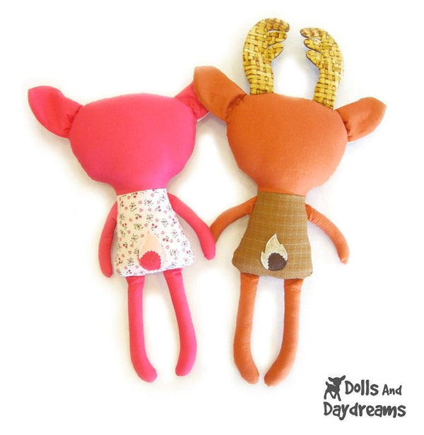 Fawn and Deer Sewing Pattern - Dolls And Daydreams - 6