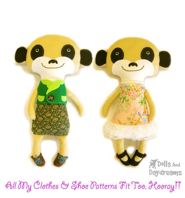 Meerkat Sewing Pattern - Dolls And Daydreams - 4