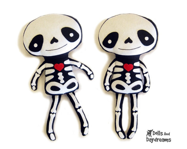 Skeleton Sewing Pattern - Dolls And Daydreams - 1