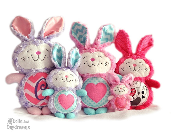 Daydream Rabbit Embroidery Machine Bunny Rabbit Pattern | Dolls And Daydreams