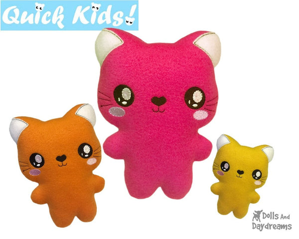 ITH Quick Kids Cat Pattern