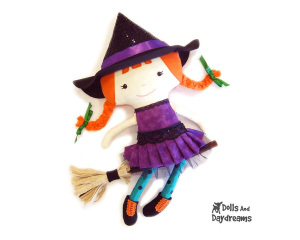Witch Sewing Pattern - Dolls And Daydreams - 1