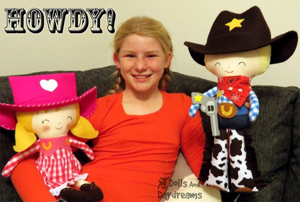 Cowgirl Sewing Pattern - Dolls And Daydreams - 4