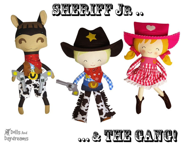 Cowgirl Sewing Pattern - Dolls And Daydreams - 5