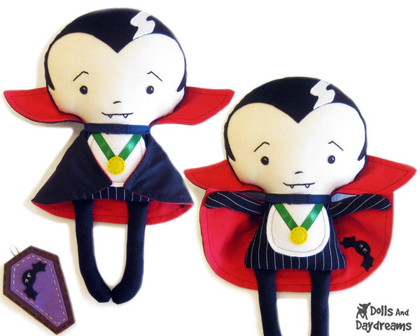 Vampire Sewing Pattern - Dolls And Daydreams - 1