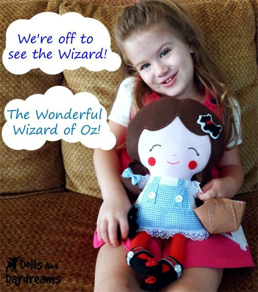 Wizard of Oz Sewing Pattern Set 3 - Dolls And Daydreams - 6