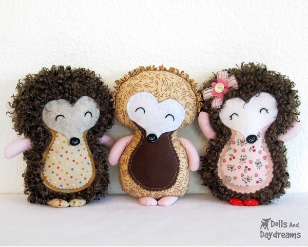 Hedgehog Sewing Pattern - Dolls And Daydreams - 3