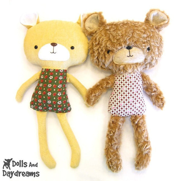 Goldilocks and Three Bears Sewing Pattern - Dolls And Daydreams - 2