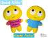 Quick Kids Eye Roll Emoji Sewing Pattern by Dolls And Daydreams Easy DIY Soft Toy plushie