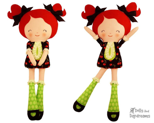 Miss Tippy Toes Sewing Pattern - Dolls And Daydreams - 1