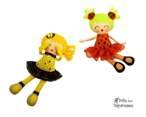 Little Lady Bug Girls Sewing Pattern - Dolls And Daydreams - 3