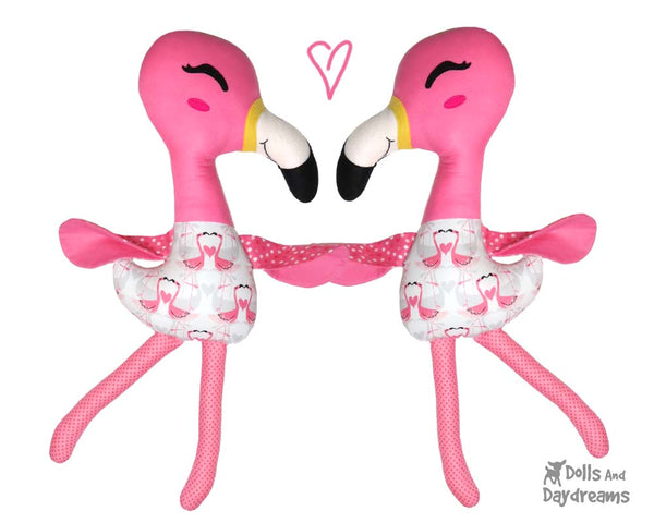Flamingo Sewing Pattern by Dolls And Daydreams