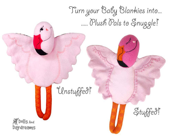 Flamingo Pro Grow with Me Baby Blanket Sewing Pattern