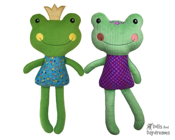 ITH Big Frog Pattern by Dolls And Daydreams