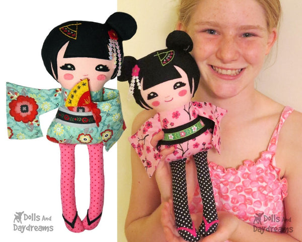 Geisha Sewing Pattern - Dolls And Daydreams - 4