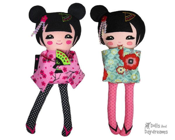 Geisha Sewing Pattern - Dolls And Daydreams - 3