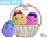 Quick Kids Girl Easter Egg Softie Sewing Pattern Plush Toy by Dolls And Daydreams
