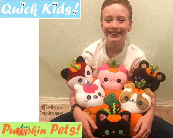 ITH Quick Kids Pumpkin Panda Pattern