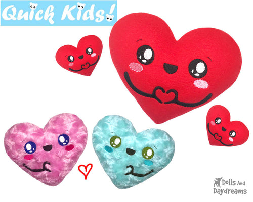 ITH Quick Kids 'Love U' Heart Pattern