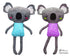 Koala Sewing Pattern Softie Soft Toy Plush by Dolls And Daydreams