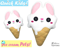 ITH Quick Kids Ice Cream Bunny Pattern