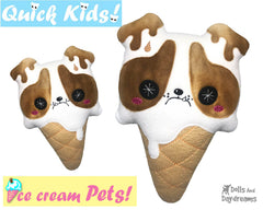 ITH Quick Kids Ice Cream Puppy Pattern