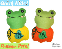 Quick Kids Pumpkin Frog Sewing Pattern