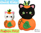 ITH Quick Kids Pumpkin Kitty Pattern
