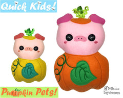 ITH Quick Kids Pumpkin Pig Pattern