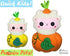 ITH Machine Embroidery Quick Kids Pumpkin Lamb Soft Toy Pattern by Dolls And Daydreams