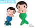 ITH Quick Kids PLUS Merman Pattern by Dolls And Daydreams