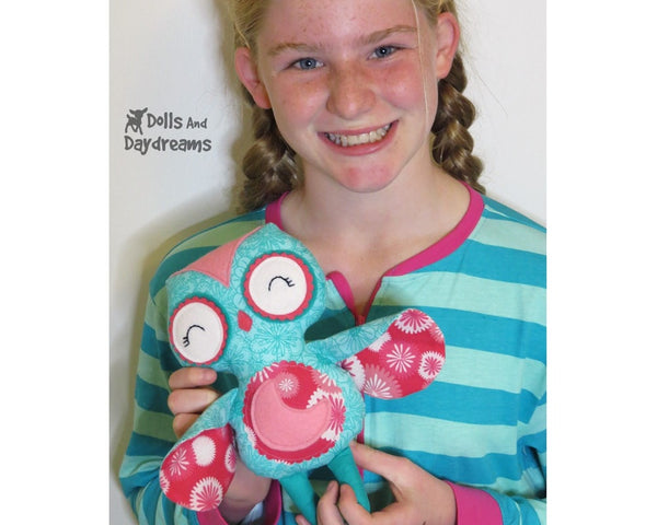 Sleepy Time Owl Sewing Pattern - Dolls And Daydreams - 3