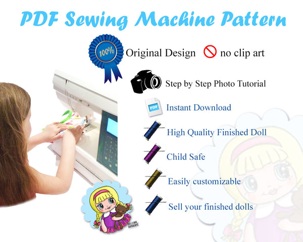 Miss Tippy Toes Sewing Pattern