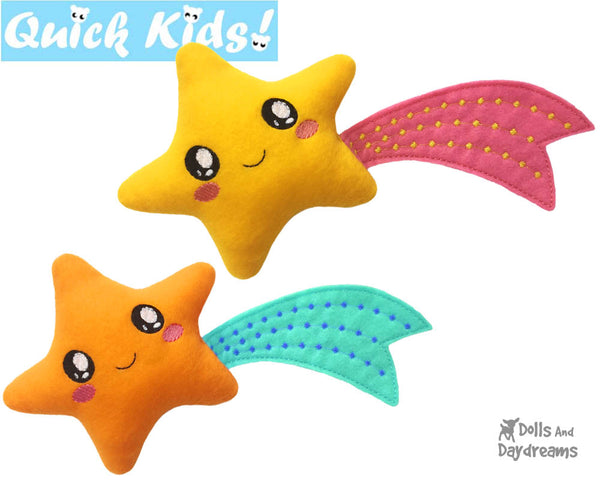 ITH Quick Kids Shooting Star Pattern teach children to sew