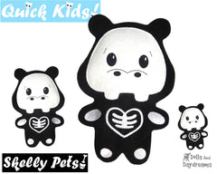 ITH Quick Kids Skelly Hippo Pattern