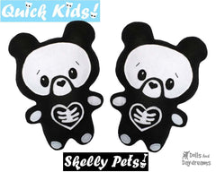Quick Kids Skelly Teddy Sewing Pattern
