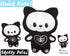 ITH Quick Kids Skelly Kitty Cat Pattern DIY Kids Soft toy by Dolls And Daydreams