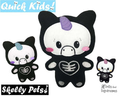 ITH Quick Kids Skelly Unicorn Pattern