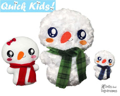 ITH Quick Kids Snowman Pattern