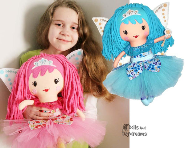 Fairy Cloth Doll Sewing Pattern by Dolls And Daydreams