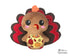 Machine Embroidery Turkey Toy Pattern by Dolls And Daydreams